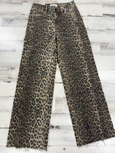 Load image into Gallery viewer, Flying Monkey Leopard High Rise Wide Leg Jean