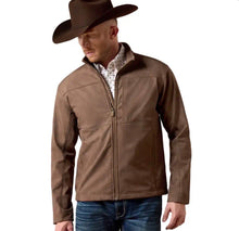 Load image into Gallery viewer, Men’s Ariat Wren Faux Leather Vernon Softshell Jacket