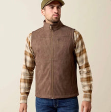 Load image into Gallery viewer, Men’s Ariat Wren Faux Leather Vernon Softshell Vest