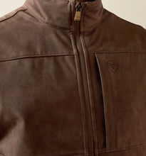 Load image into Gallery viewer, Men’s Ariat Wren Faux Leather Vernon Softshell Vest