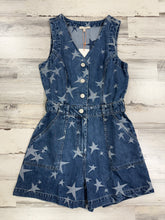 Load image into Gallery viewer, Women’s Sleeveless Denim Star Romper