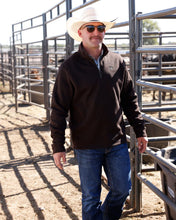 Load image into Gallery viewer, Men’s Cinch Brown Quarter Zip Jacket