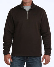 Load image into Gallery viewer, Men’s Cinch Brown Quarter Zip Jacket