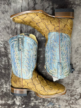 Load image into Gallery viewer, Men’s Roper Faux Exotic Leather Sq Toe Boot