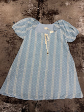 Load image into Gallery viewer, Blue Babydoll Mini Dress