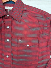 Load image into Gallery viewer, Men’s Stetson Wine Eclipse LS Pocket Snap Shirt