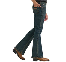 Load image into Gallery viewer, Girls Wrangler X Lainey Wilson Flame Hugger Bootcut Jean