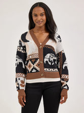 Load image into Gallery viewer, Wrangler Western Print Cardigan