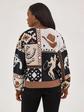 Load image into Gallery viewer, Wrangler Western Print Cardigan