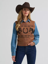 Load image into Gallery viewer, Women’s Wrangler Horse Sweater Vest