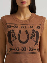 Load image into Gallery viewer, Women’s Wrangler Horse Sweater Vest