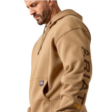 Load image into Gallery viewer, Ariat Men’s Field Khaki WorkMan Graphic Hoodie