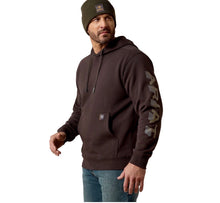 Load image into Gallery viewer, Ariat Rebar Men’s Licorice Light Weight Hoodie