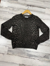 Load image into Gallery viewer, Women’s Leopard Crew Neck Knit Top