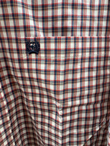 Men’s Cinch Cream Plaid Button Up