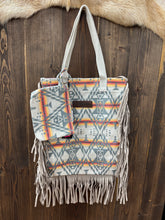 Load image into Gallery viewer, Rock &amp; Roll Aztec Print Bag with Fringe