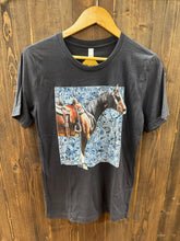 Load image into Gallery viewer, Women’s Denim Horse Dark Gray Tshirt