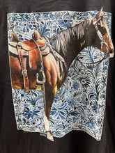 Load image into Gallery viewer, Women’s Denim Horse Dark Gray Tshirt