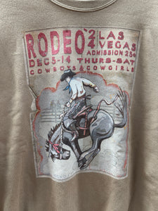 Women’s Rodeo Poster Las Vegas Sweatshirt