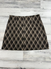 Load image into Gallery viewer, Brown Plaid Mini Skirt