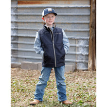 Load image into Gallery viewer, Boys Cinch Navy Bonded Vest