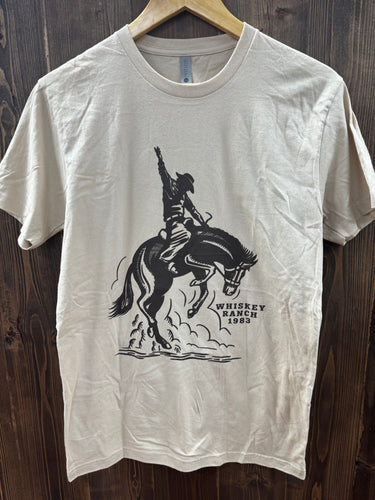 Whiskey Bent Natural Cowboy Tee