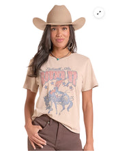 Load image into Gallery viewer, Panhandle Slim Women’s Taupe Wanted Graphic Tee