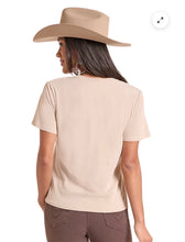 Load image into Gallery viewer, Panhandle Slim Women’s Taupe Wanted Graphic Tee