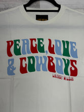 Load image into Gallery viewer, Women’s Wrangler X Lainey Wilson Peace Love Tee