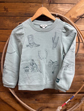 Load image into Gallery viewer, Girls Wrangler Punchy Western Icon CrewNeck