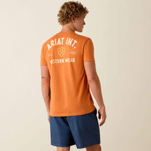 Load image into Gallery viewer, Men’s Ariat Outline Shop Papaya T Shirt
