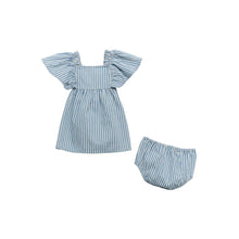 Load image into Gallery viewer, Baby Girl Wrangler SS Blue Demin Dress