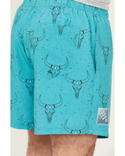 Load image into Gallery viewer, Mens Longhorn Swim Volley Lined, Caribbean