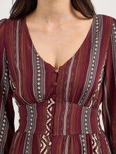 Load image into Gallery viewer, Wrangler LS Aztec Maxi Dress