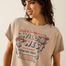 Load image into Gallery viewer, Woman’s Ariat x Sendero Wild West Cropped Tee