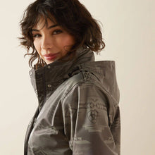 Load image into Gallery viewer, Woman’s Ariat Drizzle Rain Slicker Grey Dune