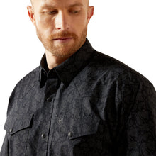 Load image into Gallery viewer, Men’s Ariat Black Finnigan LS Snap