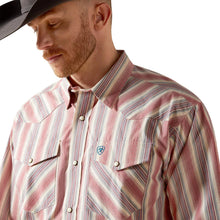 Load image into Gallery viewer, Men’s Ariat Cream/Red Pro Flynn Snap LS Shirt