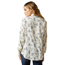 Load image into Gallery viewer, Woman’s Ariat Homestyle Deserted Print LS Button Up