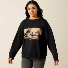 Load image into Gallery viewer, Woman’s Ariat Black Outlaw Oversized Sweatshirt