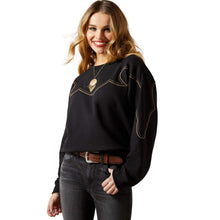 Load image into Gallery viewer, Woman’s Ariat Black Hickory Sweatshirt