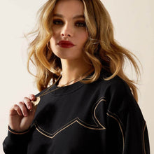 Load image into Gallery viewer, Woman’s Ariat Black Hickory Sweatshirt