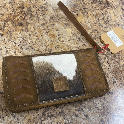 Cowhide Saddle Tramp Bentley Wallet