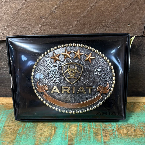 Bronze Oval Ariat Buckle