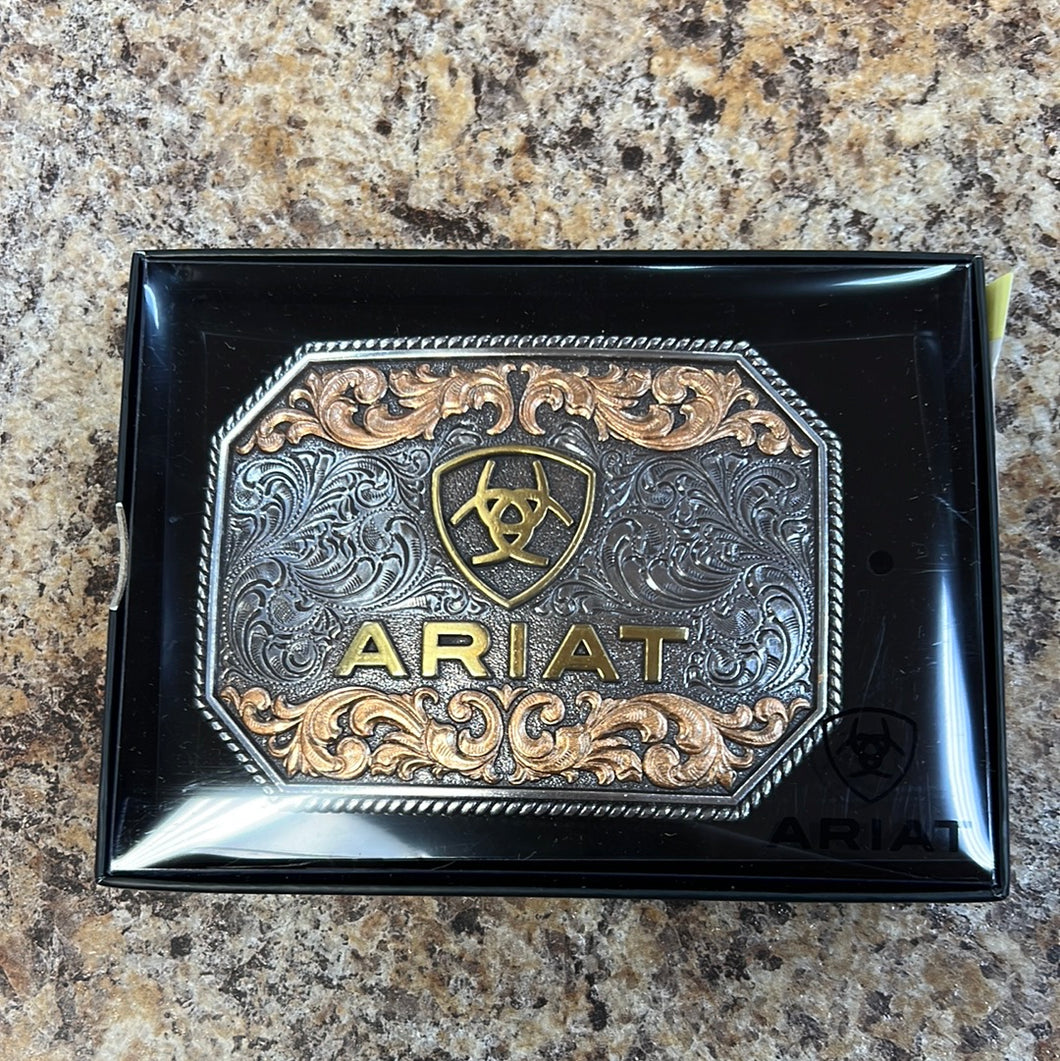 Bronze Rectangle Ariat Buckle