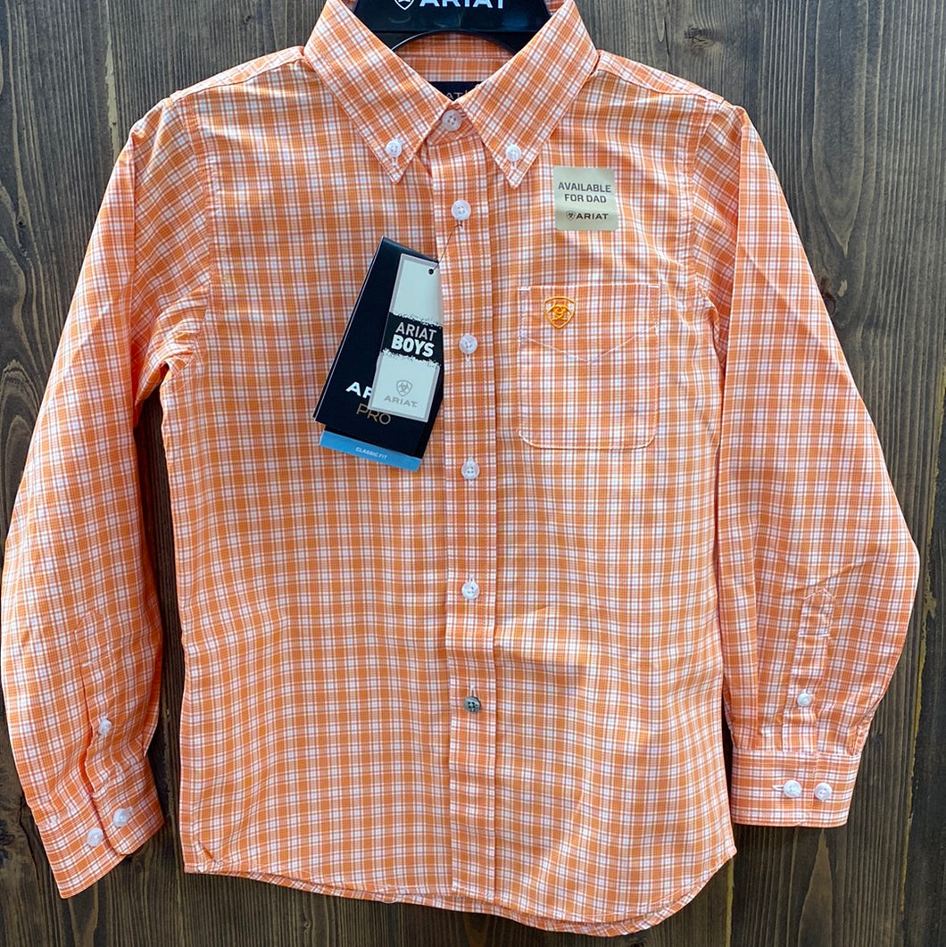 Boys Ariat Pro Matias Button Up