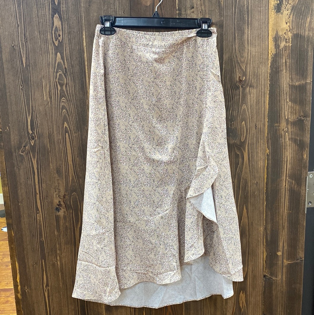 Wishlist Floral Midi Skirt