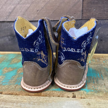 Load image into Gallery viewer, Infants Roper Cowbabies Blue Suede Boots