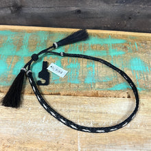 Load image into Gallery viewer, Bone &amp; Black Hat Band