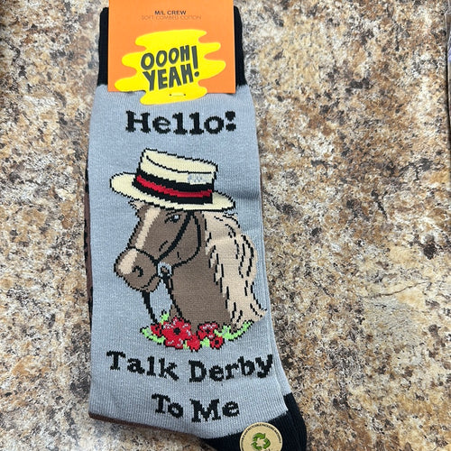 Talk Derby Mens Socks.